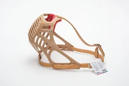 Covetrus Bozal de Plástico con Correa de Cuero Molosos Talla 4 para Perros Boxer Circunferencia 48 cm Longitud 5 cm